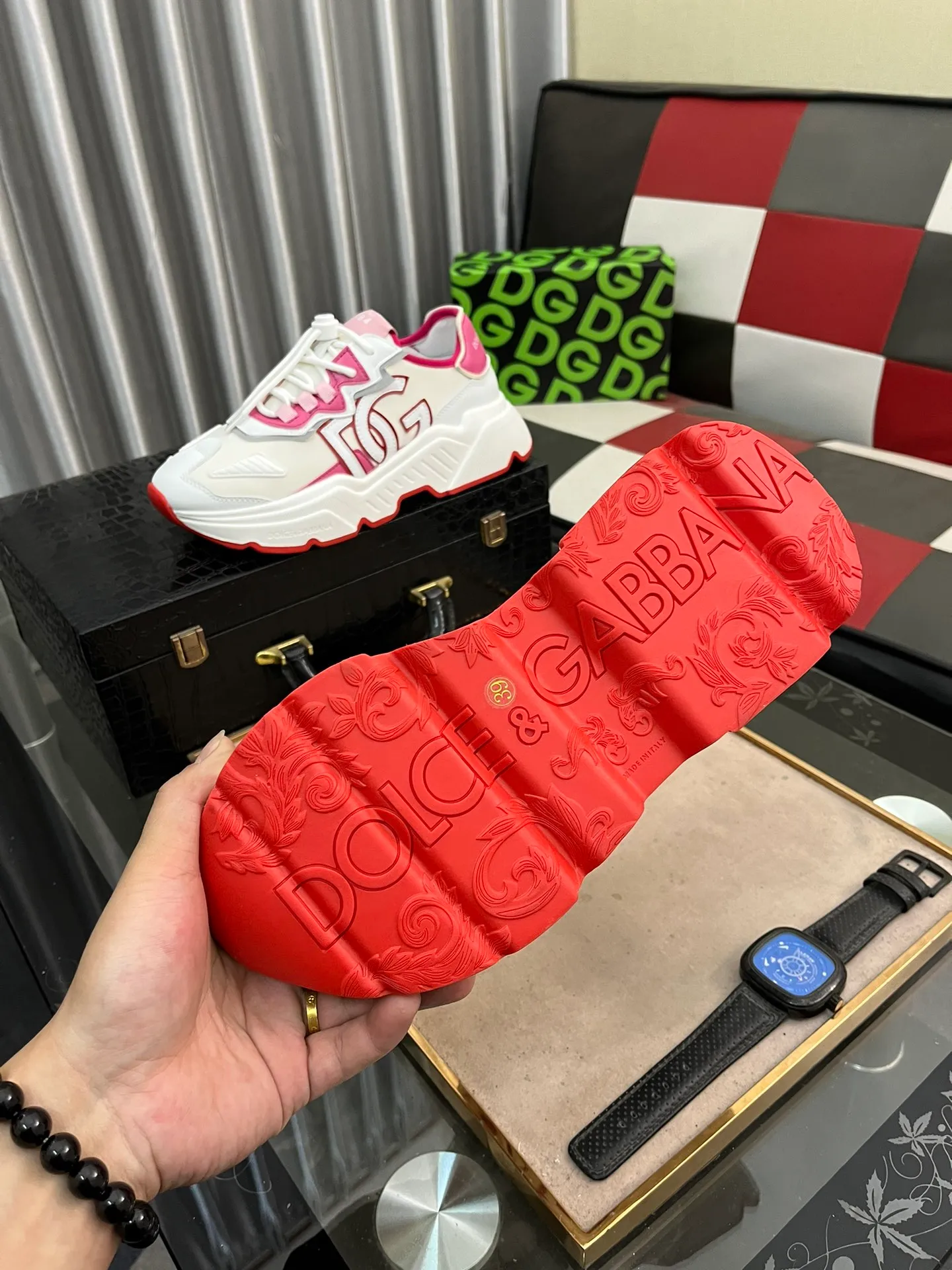 Men's shoes 💰480⌚️⌚️[DG] The most fashionable and original uppers, casual shoes make walking more convenient and comfortable, sports casual men's shoes, perfect 1:1 replica [color] compared with official quality, all use the original. Create a fashionable personality to highlight your uniqueness😎! Code number: 36-44